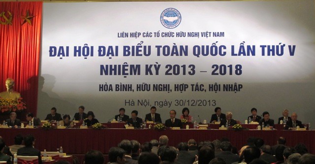 5th national congress of Vietnam Union of Friendship Organizations concludes  - ảnh 1